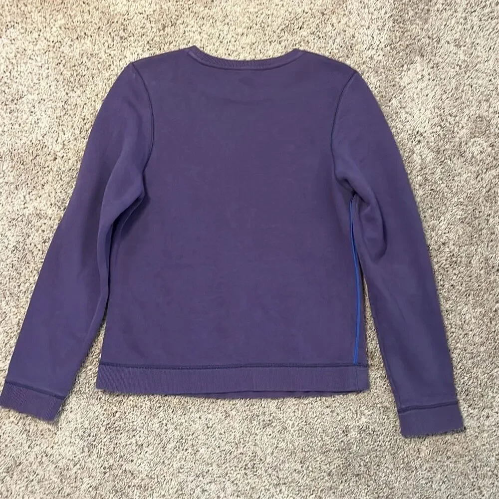 Under Armour Purple Crewneck Sweatshirt Women’s Medium Logo Pullover - Picture 6 of 6